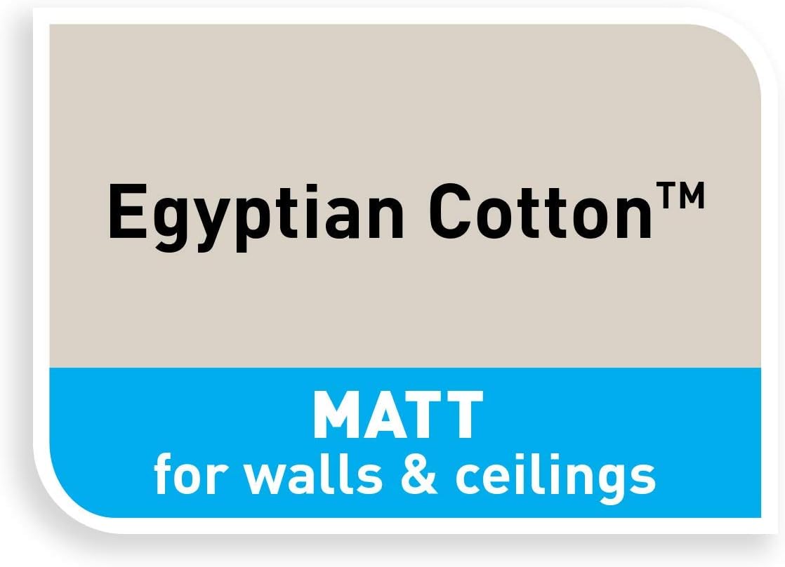 Dulux Walls & Ceilings Matt Emulsion Paint - Egyptian Cotton - 2.5L