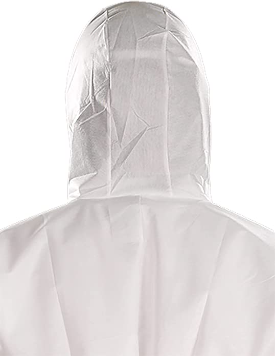 Ansell Microgard Disposable Hooded Boilersuit 1500 PLUS in White {All Sizes} - UK BUSINESS SUPPLIES