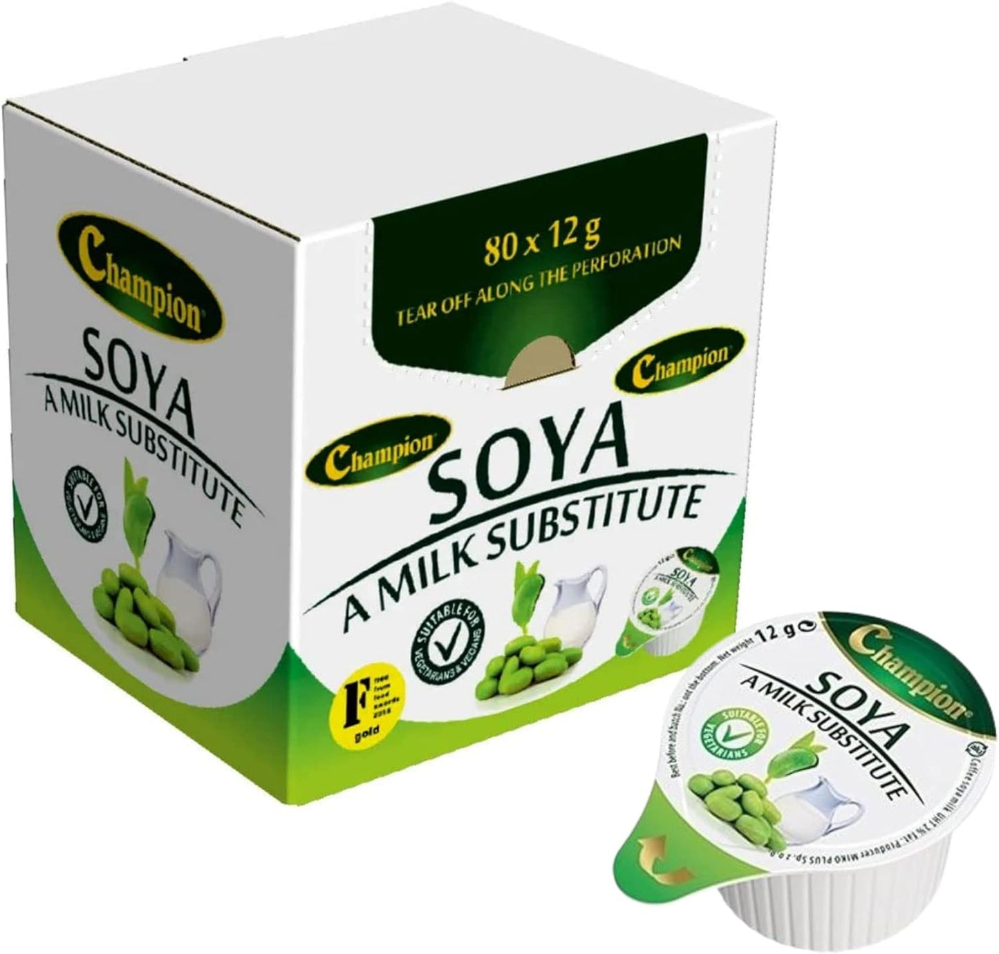 Champion Soya Milk Portions 12g (Pack 80)