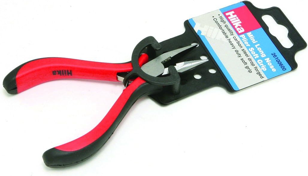 Hilka 26100600 Mini Long Nose Pliers Soft Grip