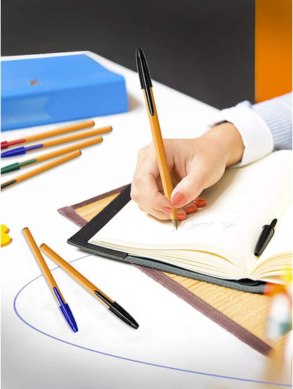 Bic Orange Fine Ballpoint Pen Black (Pack of 20) 1199110114