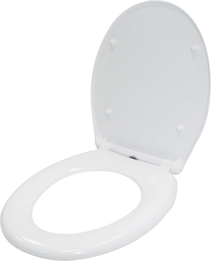 Croydex Constance Flexi-Fix White Universal Toilet Seat Soft Close