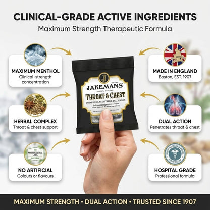 Jakemans Throat & Chest Lozenges 73g