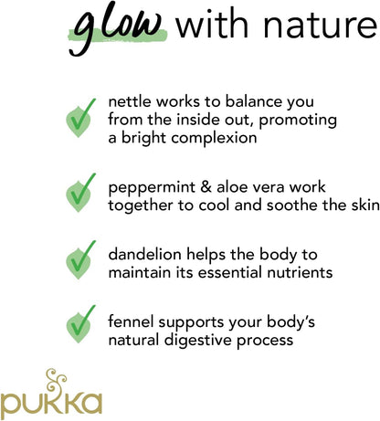 Pukka Tea Radiance Organic Individually Wrapped Enveloped Tea 20's