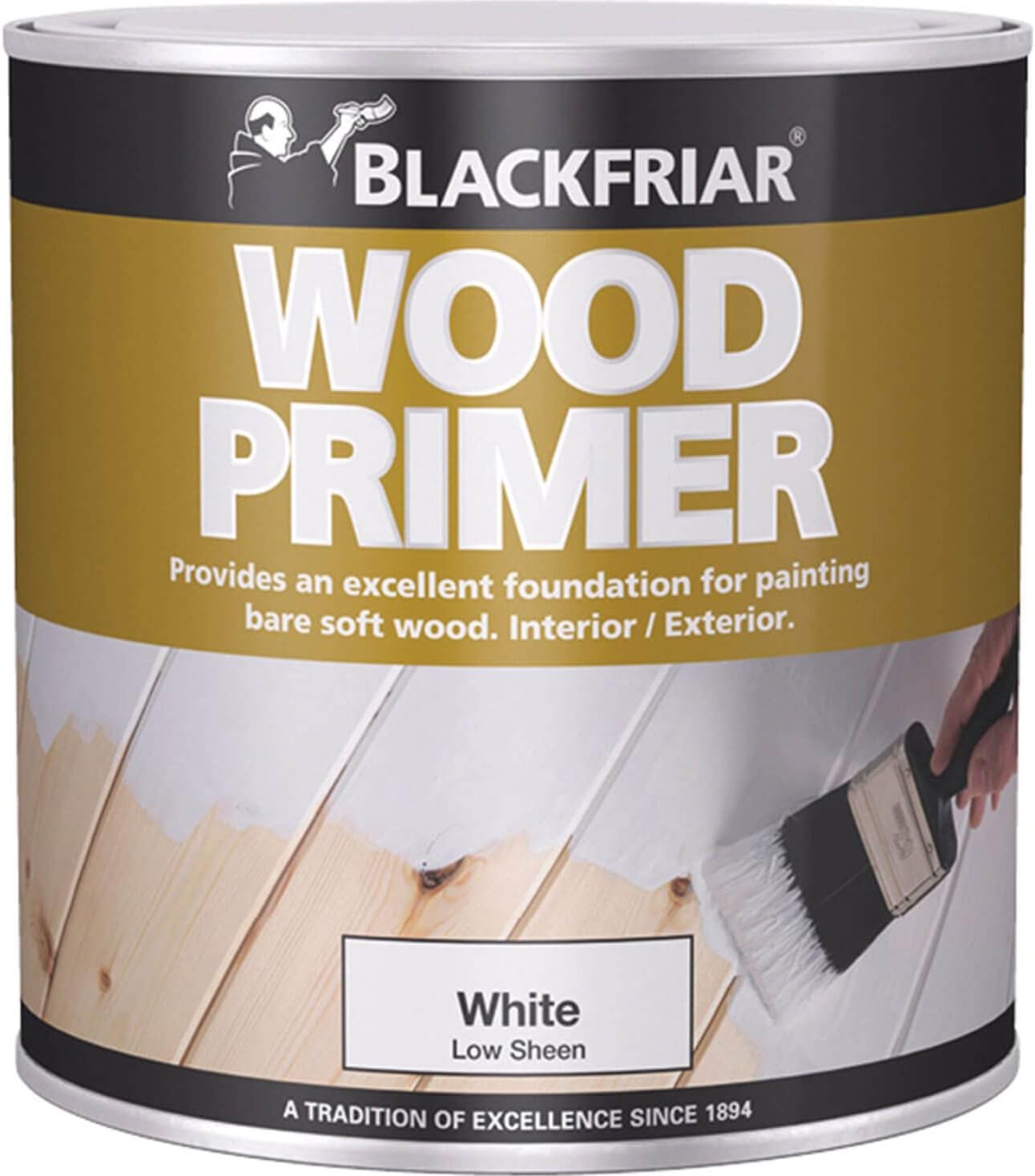 Blackfriar Bkfwpw500 Wood Primer, 500ml, White