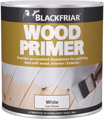 Blackfriar Bkfwpw500 Wood Primer, 500ml, White
