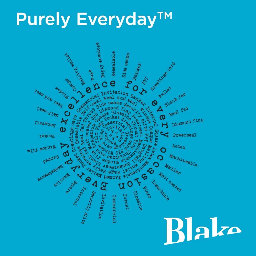Blake PurelyEveryday Dl 90gsm Self Seal White Envelopes (Pack of 1000) - UK BUSINESS SUPPLIES