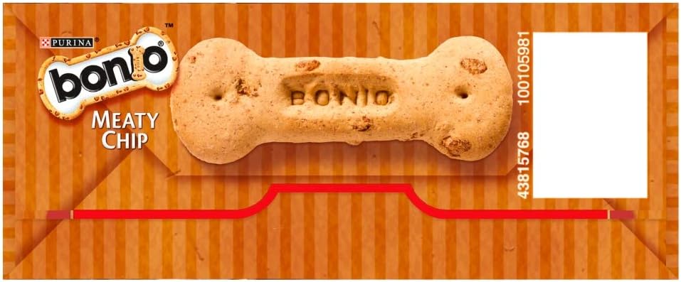 Bonio Dog Treats Meaty Chip Biscuits 375g