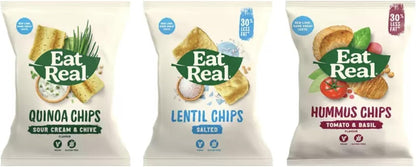 Eat Real Variety Snack Box | 3 Flavours | 21 Mixed Packs