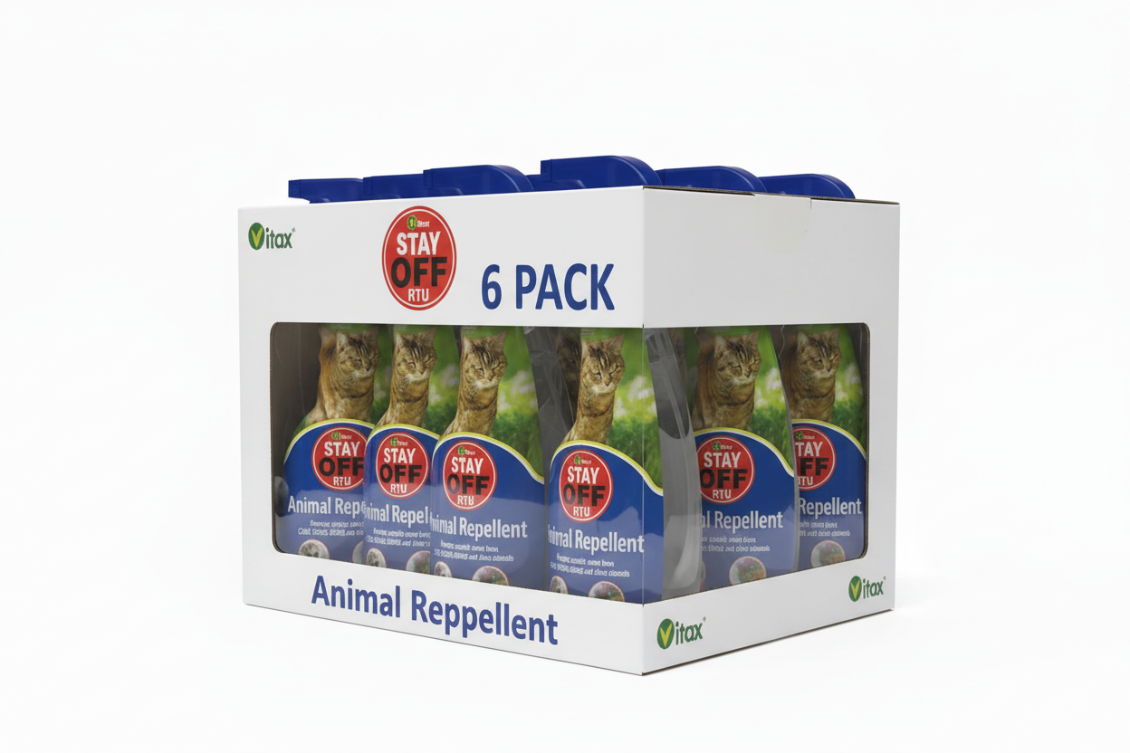 Vitax Stay Off Ready to Use Spray | Protects Outside areas from unwanted Animals |1 x 750ml
