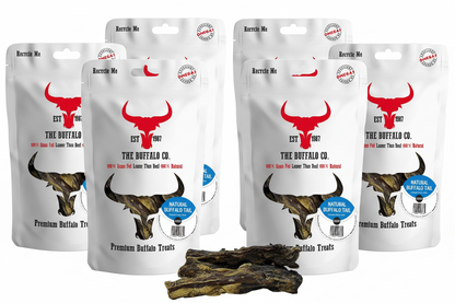 The Buffalo Co. Buffalo Tail for Dogs 200g | 100% Natural Grass-Fed Dog Treats | 1 x 200g