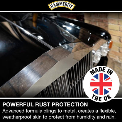 Hammerite Stone Chip Shield Underbody Black Metal Paint  600Ml Aerosol