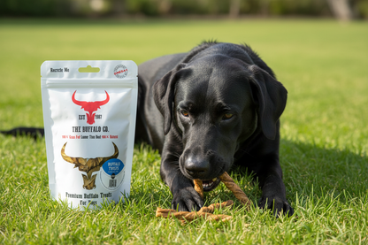The Buffalo Co. Buffalo Twists for Dogs | 100% Natural Grass-Fed Dog Treats | 1 x 100g