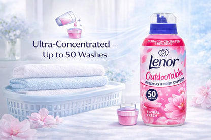 Lenor Outdoorable Floral Fresh Fabric Conditioner Liquid 50 Washes