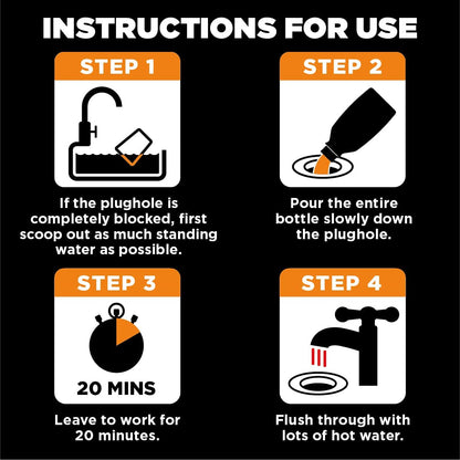 Buster Plughole Unblocker Kitchen 200g - UK BUSINESS SUPPLIES