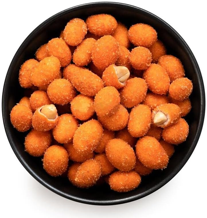 Wings Chilli Coated Peanuts 1.1kg  | 1 x 1.1kg Resealable Tub