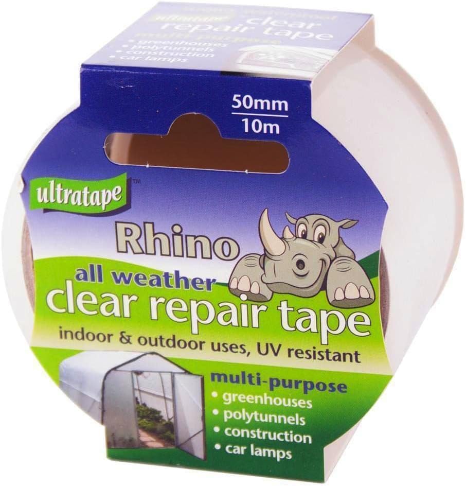 Ultratape Rhino All Weather Clear Repair Tape 50mm x 10m