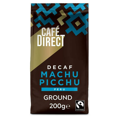 Cafe Direct Fairtrade Organic Machu Picchu Peru Ground DECAF Coffee&nbsp;200g