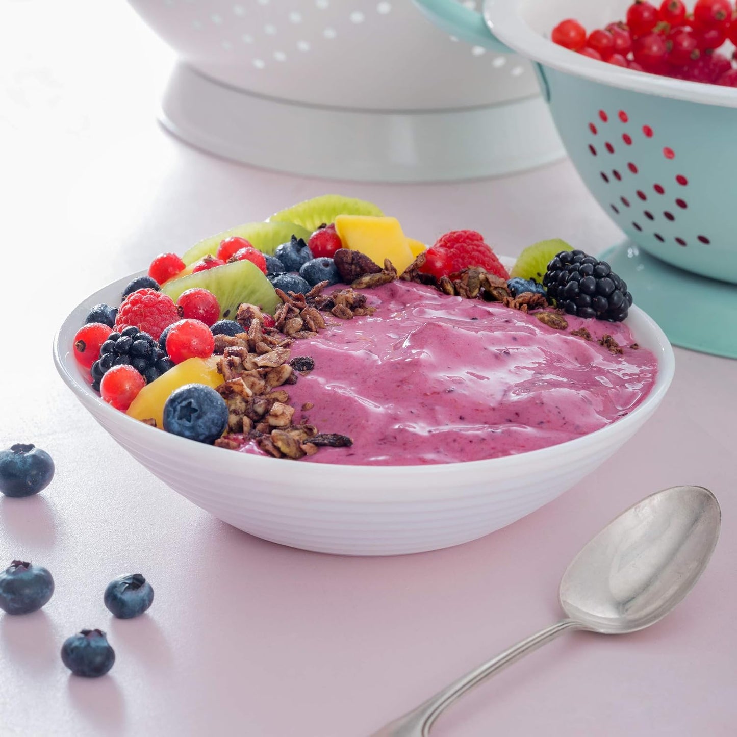 Luminarc Harena Multi-Purpose White Strengthened Glass Bowl 16cm | 4 Pack Bundle