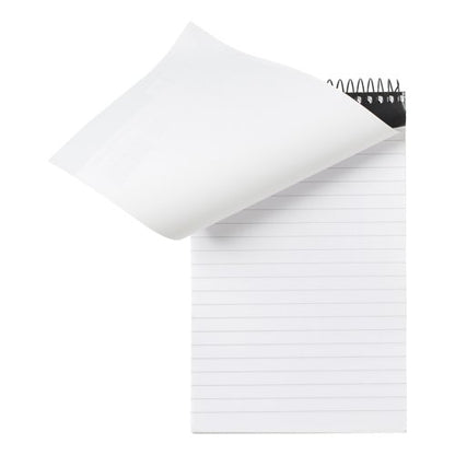 5 Star Spiral Shorthand Notebook Ruled 60gsm 300 Page 127x200mm Black/White (Pack of 5) 646964