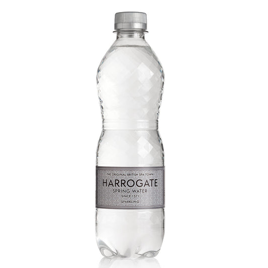 Harrogate Sparkling Spring Water 500ml Plastic Bottle (Pack of 24)