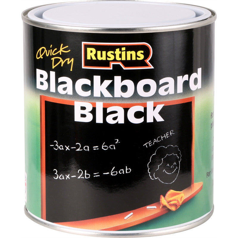 Rustins Blackboard Black Paint 1L