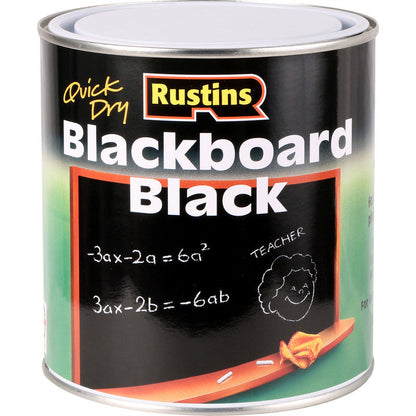 Rustins Blackboard Black Paint 1L