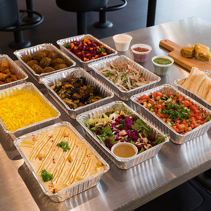 Caroline Foil Tray's & Lid 30oz / 850cc Pack 4's (1004)