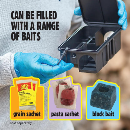 Big Cheese Rat & Mouse Bait Station (STV179) | 2 Pack Bundle