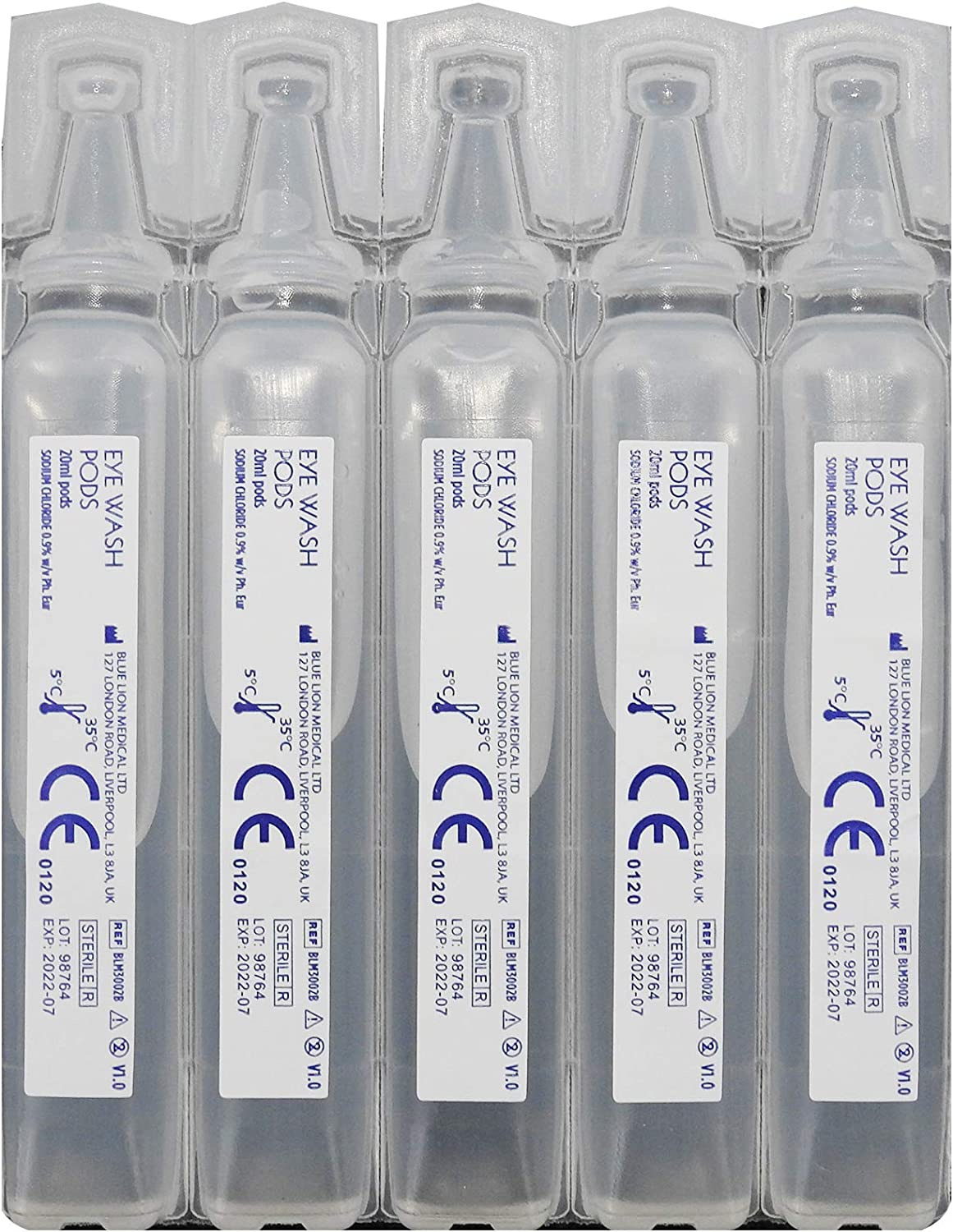 Hypaclense Saline Eye Wash Pods 5ml (Pack of 25) 2404096