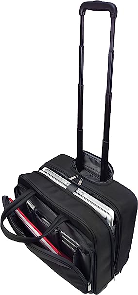 Monolith Motion II 4 Wheeled Laptop Case for Laptops up to 15 inch Black 3208