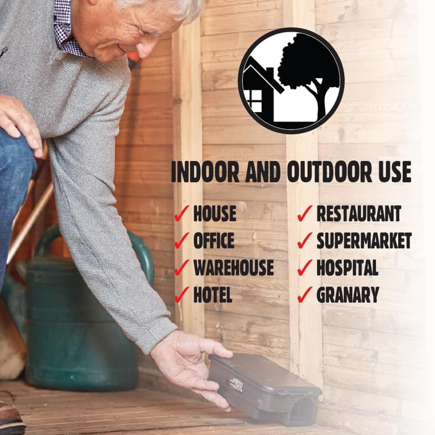 Big Cheese Rat & Mouse Bait Station (STV179) | 2 Pack Bundle