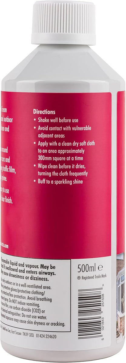Tableau Window Cream, Cleans And Polishes All Glass Surfaces, 500ml