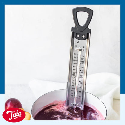 Tala Jam Thermometer - Stainless Steel Confectionery Temperature Guide 39.5Cm X 10Cm