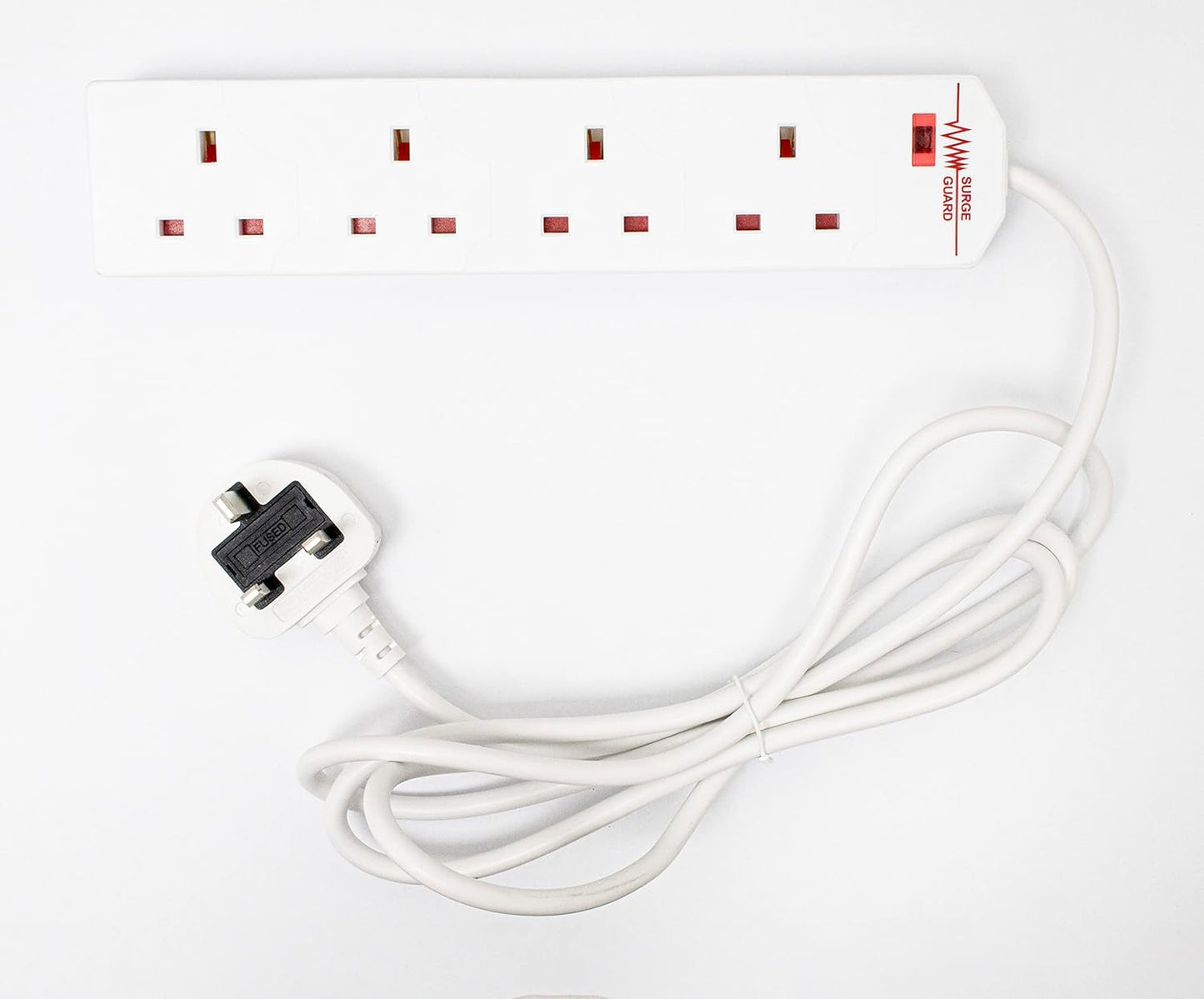 Daewoo 4 Gang 2 Metre Extension with Surge Protection