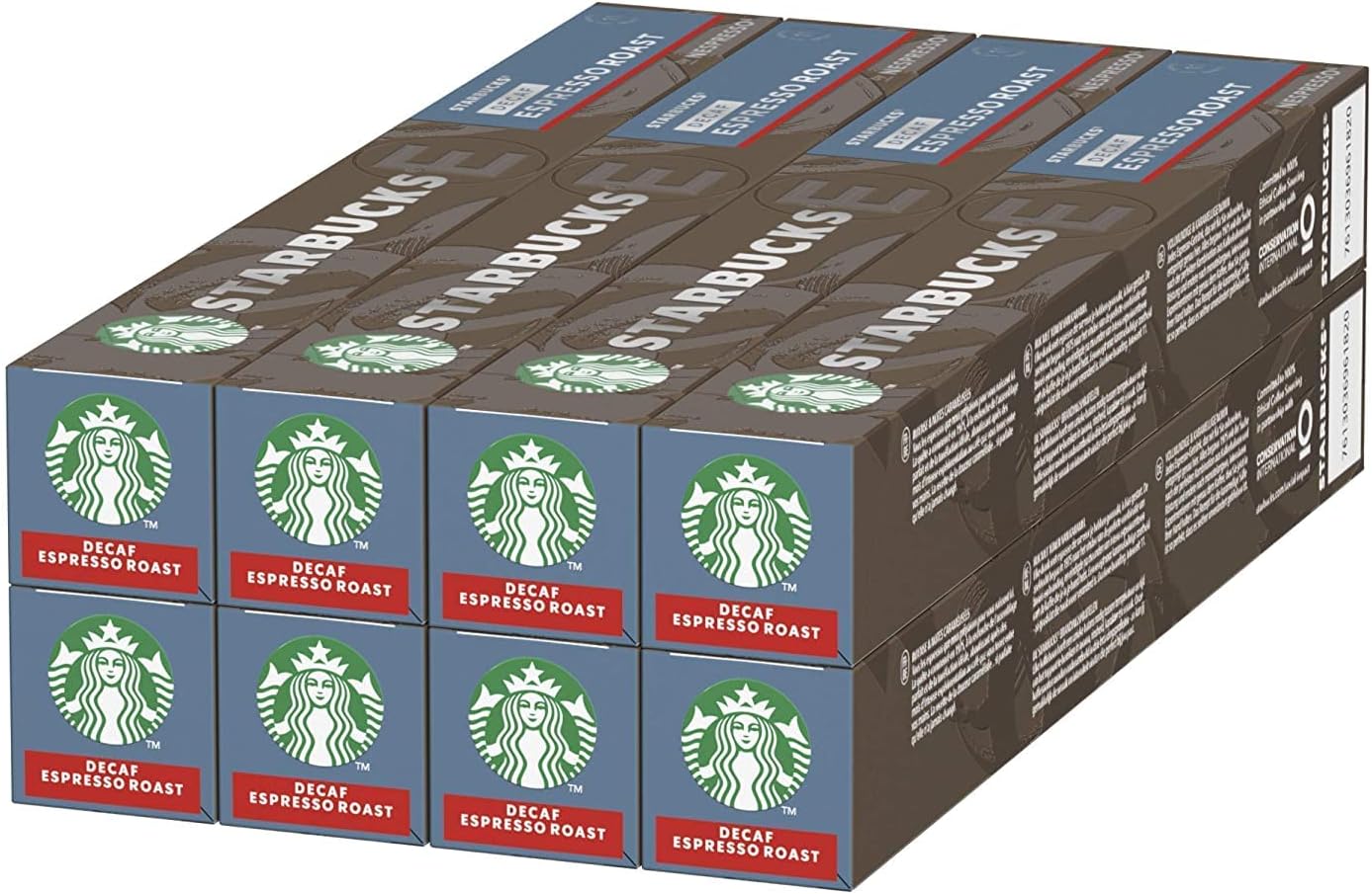 Nespresso Starbucks Decaf Espresso (Nespresso Compatible Pods) Coffee Capsules 10's