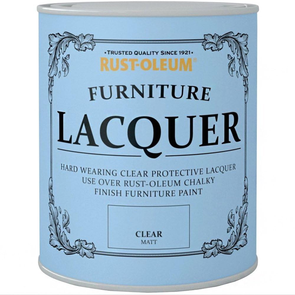Rust-Oleum Furniture Lacquer 750ml Clear Matt - Chalk Paint Protection