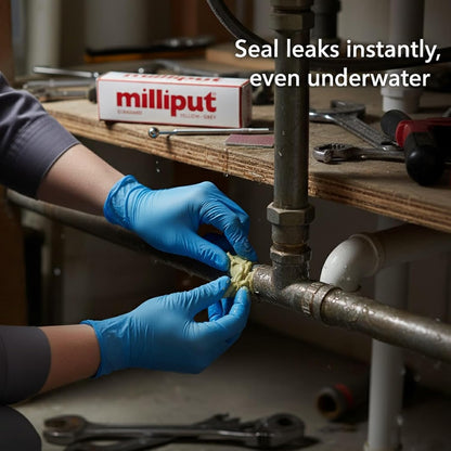 Milliput Standard Yellow Grey Epoxy Putty 125g | 3 Pack