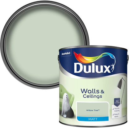 Dulux Easycare Bathroom Soft Sheen Emulsion Paint For Walls And Ceilings - Willow Tree, 2.5L