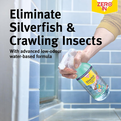 Zero-In Silverfish & Crawling Insect Killer - 500ml.