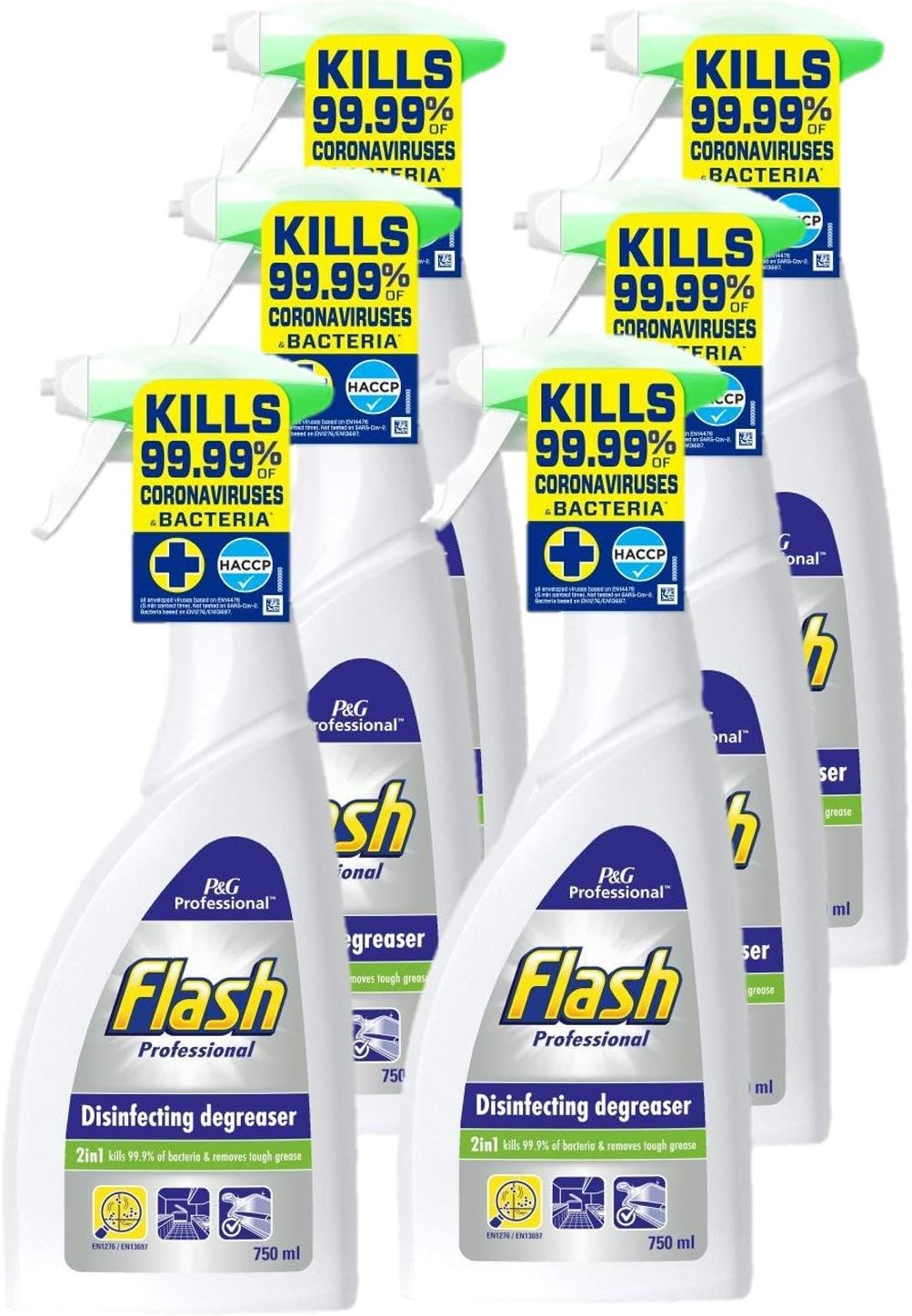 Flash Professional Disinfecting Degreaser Spray 750ml