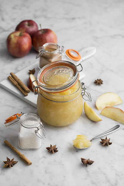 Kilner Branded 0.5 Litre Square Glass Clip Top Preservation Storage Jar.