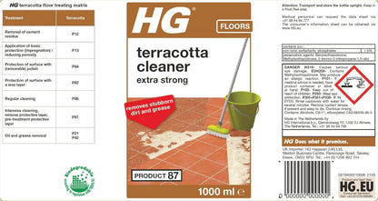 HG Terracotta Cleaner Extra Strong, Product 87, 1 Litre