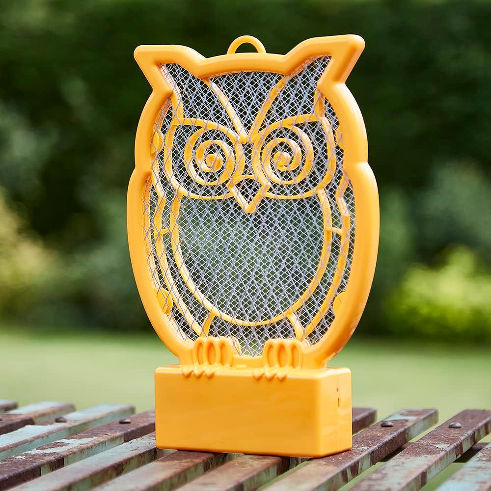 Zero In Night Owl Rechargeable Bug Zapper | Hand or Stand | Inside or Out | LED Lights