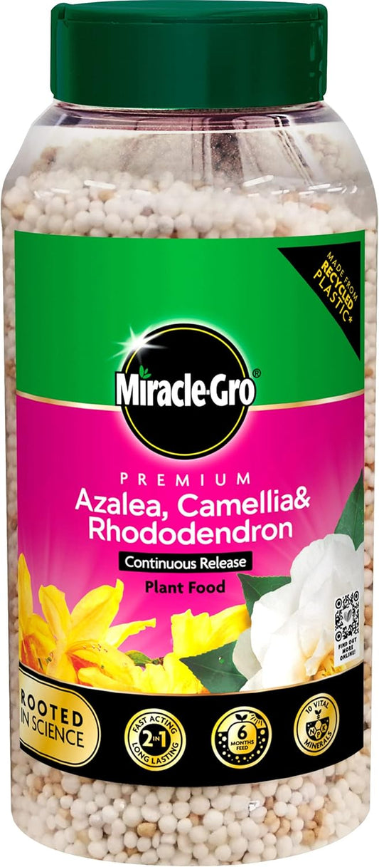 Miracle-Gro Premium Azalea, Camellia & Rhododendron Continuous Release Plant Food 900g