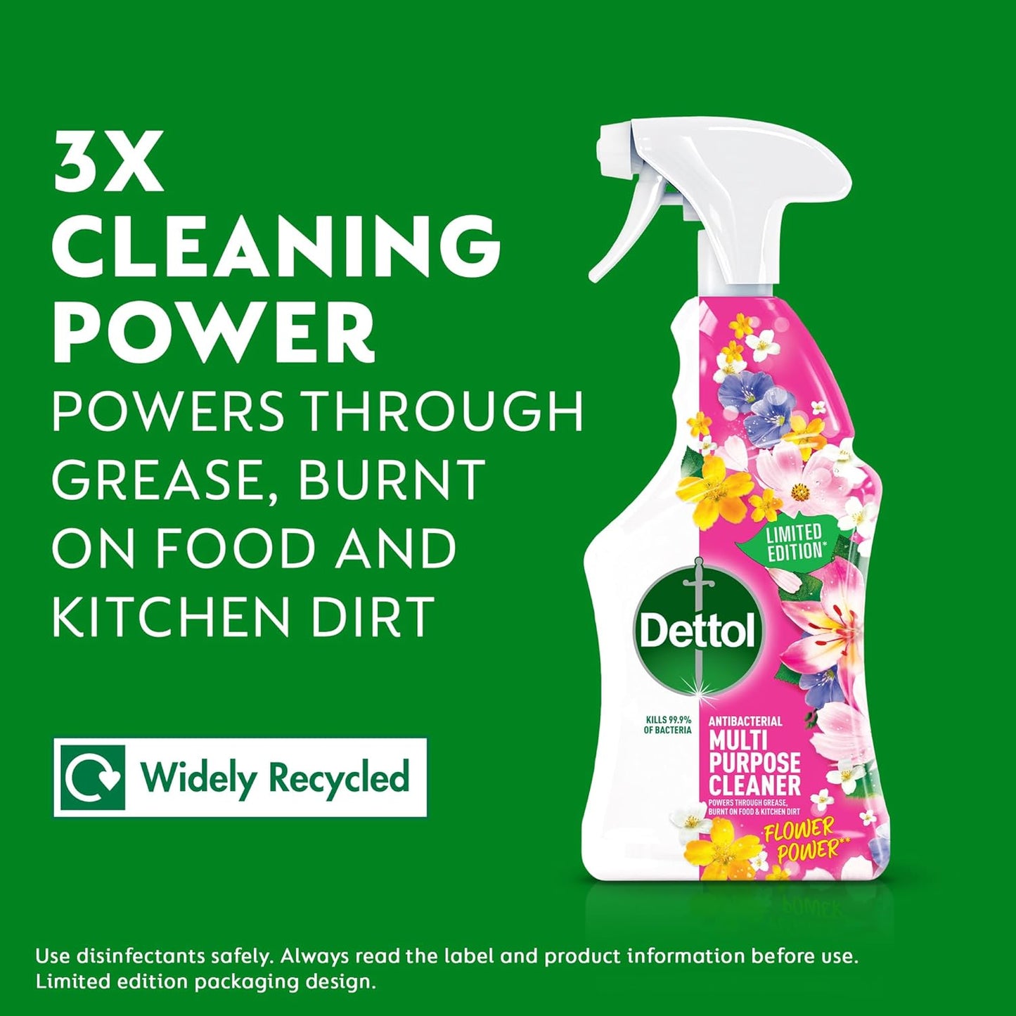 Dettol Peony & Rose Multi Purpose Cleaner Spray 750ml