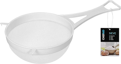 Chef Aid Large White Plastic Strainer 22cm | BPA Free