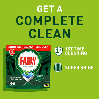 Fairy Dishwasher Tablets All in One Original 60's | 3 Pack Bundle {180's}