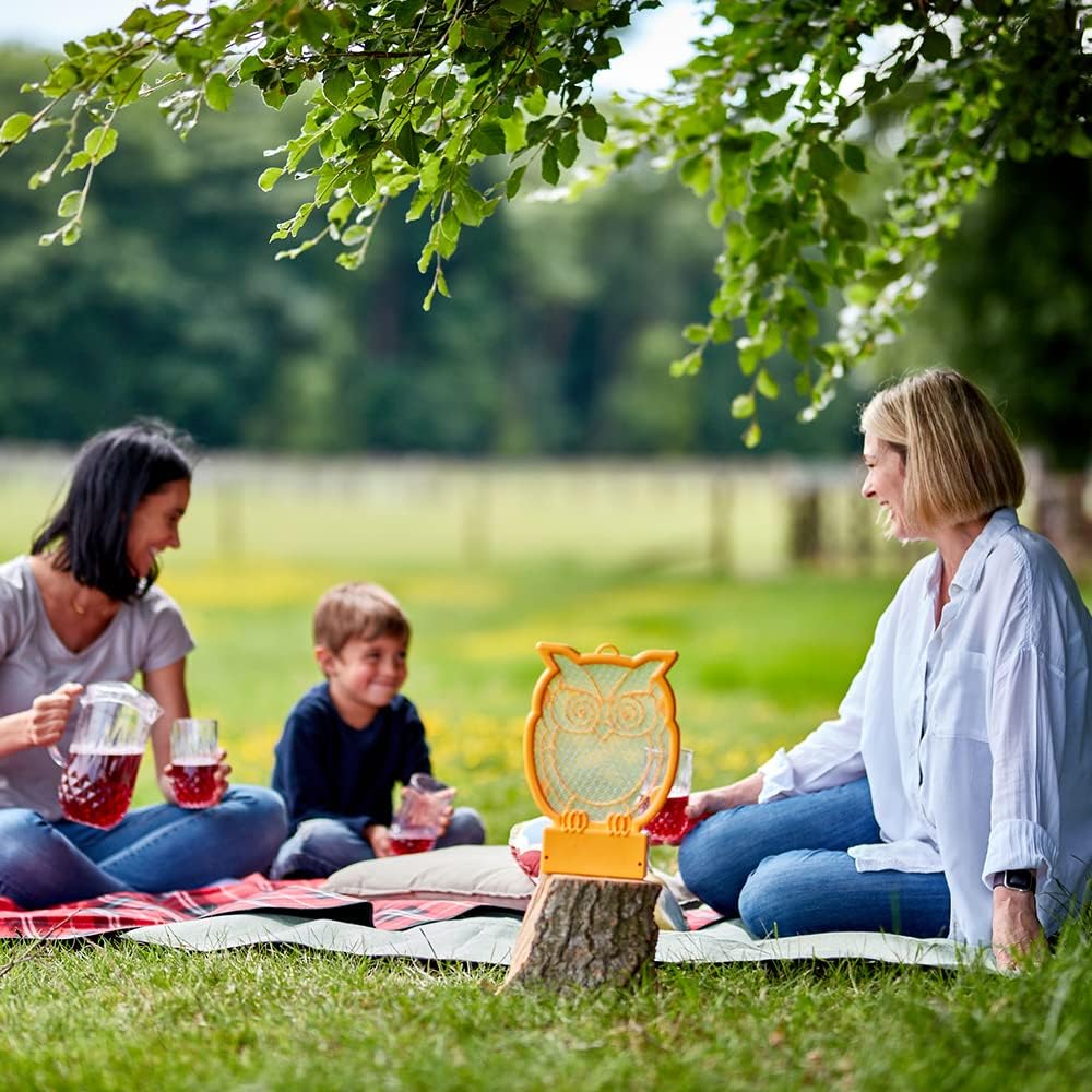 Zero In Night Owl Rechargeable Bug Zapper | Hand or Stand | Inside or Out | LED Lights