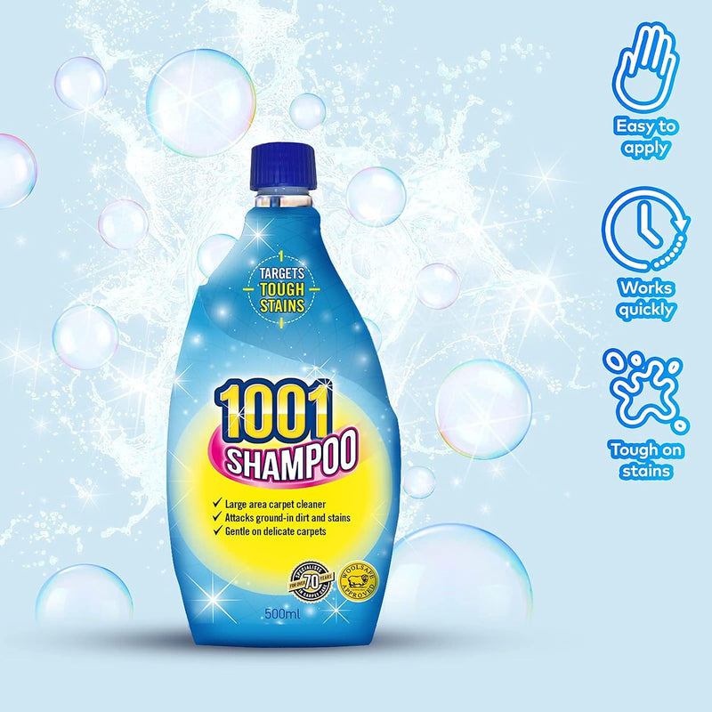 1001 Carpet Upholstery Shampoo Cleaner 500ml